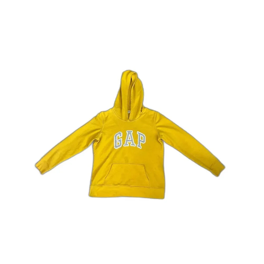 Gap Kids Logo Hoodie, Mustard Yellow/Gold, Youth Size Medium 8-10